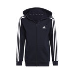 adidas Essentials 3-Stripes Fleece Full-Zip Hoodie